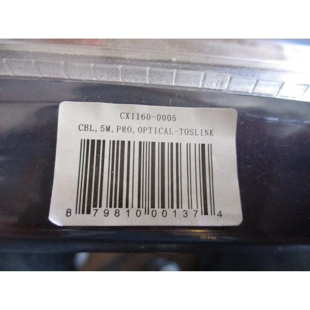 componexx pro series optical fiber cables gold tip 5 M NIP Toslink to Toslink